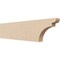 Ekena Millwork 2in. W x 6in. H x 24in. L Yorktown Woodgrain TimberThane Rafter Tail, Primed Tan RFTUR02X06X24YORRCPR - alternate 1